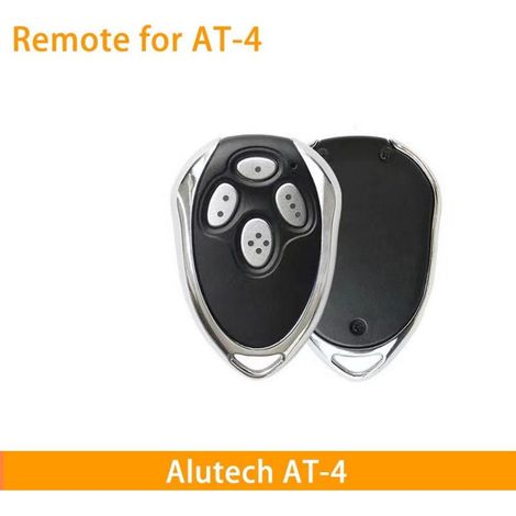 Télécommande porte de garage à code tournant 433.92 MHz, 1 pièce, compatible avec systèmes de commande à fréquence 433.92, fixation standard, dimensions standard, matière plastique, couleur noire (1/5)