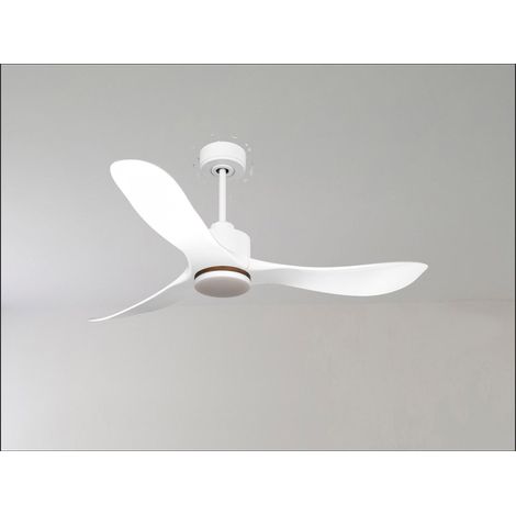 Modulo de KlassFan - Super destratificateur et ventilateur DC 106 cm Blanc  pales bois blanc Lumière  dimmable 15 à 20 m² (1/5)