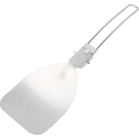 Cuillère de Cuisine en Acier Inoxydable 304 Pliable, Anti-Brûlure pour Riz, Idéale pour Pique-niques et Camping (1/5)