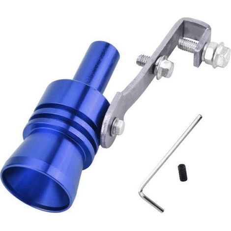 Turbo-Sound-Auspuffpfeife mit Blow-Off-Ventil-Simulator - Größe M (Blau) (1/5)