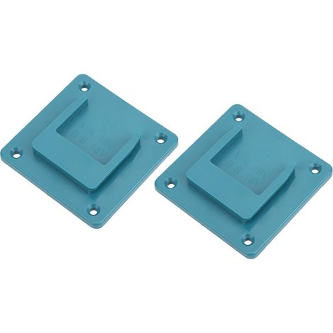 Support de Rangement de Montage, Mur de Support de Machine 2 Pièces, Avec Trous de Vis à Tête Fraisée, Pour Outil Electrique 18 V et Perceuse Electrique 18V(bleu) (1/5)