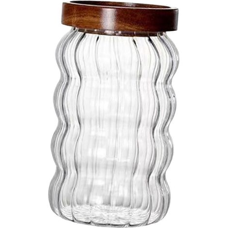 Bocaux de conservation, récipients, bocaux alimentaires hermétiques, boîtes de conservation pour le sucre et les céréales-700ML vertical (1/5)
