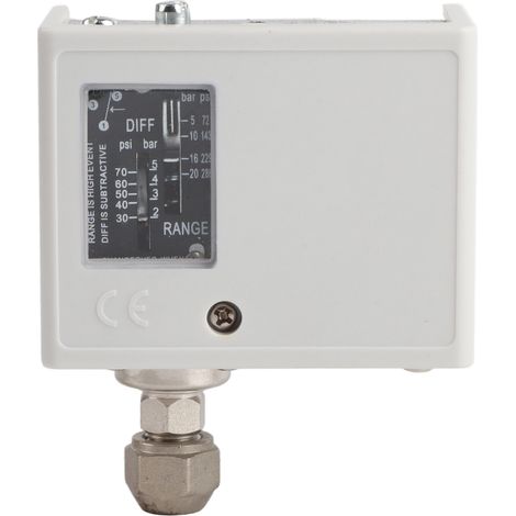 Pressostat SPC-120E pour chaudières, compresseurs d'air, séchoirs frigorifiques et refroidisseurs (contrôleur de pression 20 kg, interface standard AC125V/AC250V) (1/5)