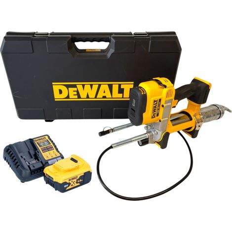 DeWalt DCGG 571 P1K Ingrassatore a batteria 18 V + 1x batteria ricaricabile 5,0 Ah + caricatore (1/5)