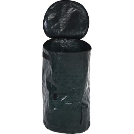 Rubberskin Sac de Compostage PE Fruits de Compostage Cuisine Déchets Fermentation Déchets de Cuisine Sac de Jardin Durable Cali Secrets Cultivateurs Sac d'alimentation Compostage Environnemental (45 x (1/4)