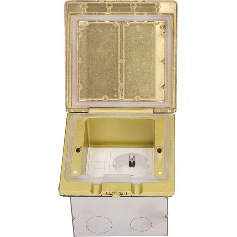 Bodensteckdose, Tischsteckdose, wasserdicht, EU-Standard, 250 V Wechselstrom, für Zuhause (1/5)