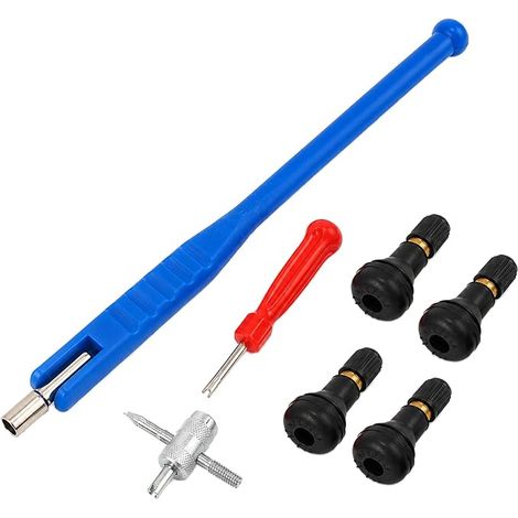 Demontage Valve Pneu Outil Valve Pneu Voiture Valve Tubeless pour Voiture Camion Moto Vélo Montage et Entretien des Pneus (1/5)