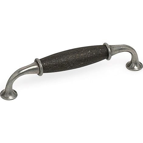 Asa 128 mm R.Mo.3585.53.58 Modelo Carcasona Plata Vieja-Hierro Negro (1/3)