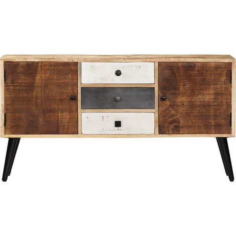 Maison Exclusive - Credenza 118x30x62 cm in Legno Massello di Mango (1/5)
