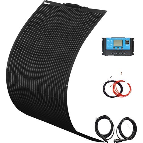 Panneau Solaire, Design Flexible, Haute Efficacité, Kit solaire 12V 120W B (1/2)
