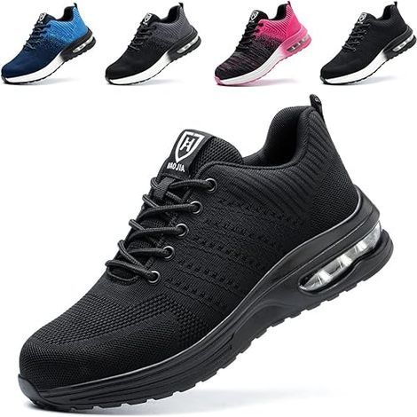 Safety Shoes Men Women Lightweight Comfortable Non-slip Safety Sneakers,41 (1/5)