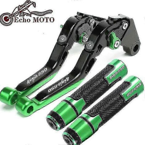 Poignées de frein et d'embrayage extensibles et réglables pour moto Kawasaki Ninja 650 ABS Ninja650 KRT Edition 2018-2022 (Y) (1/3)