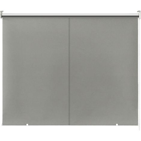 Toldo vertical para balcón de 150x245 cm, color gris. (1/5)