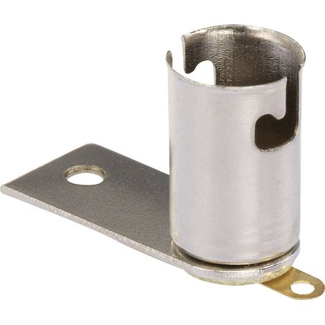 TRU COMPONENTS 1243986 Lampenfassung Sockel (Miniaturlampen): BA9s Anschluss (Sockel): Lötöse 1 St.