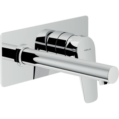 Partie externe pour Nobili Sky série mitigeur lavabo encastré SY97198CR Chromé - Laiton (1/2)