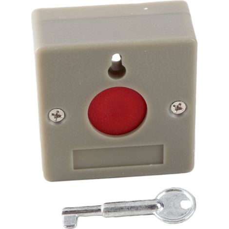 Bouton d'urgence anti-panique filaire plastique 24V DC sécurité maison bureau mini alarme poussoir (1/5)