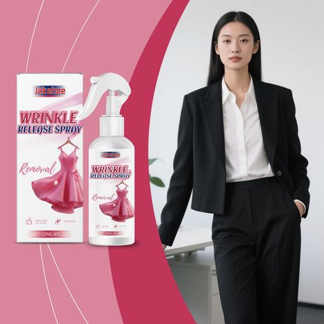 Spray défroissant facile à utiliser, adapté à différents types de tissus, indispensable pour les voyages d'affaires et de loisirs – 120 ml -- BIEMMEDUE (1/5)