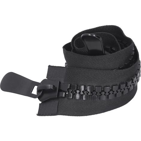 Grande Fermeture Éclair Plastique avec Tirettes pour Sacs de Tente, Accessoires de Couture DIY, 77 cm (1/5)