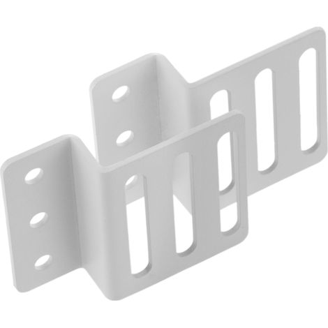 RackMatic - Kit montaje de regleta rack 19” de fijación vertical en armario de transporte blanco