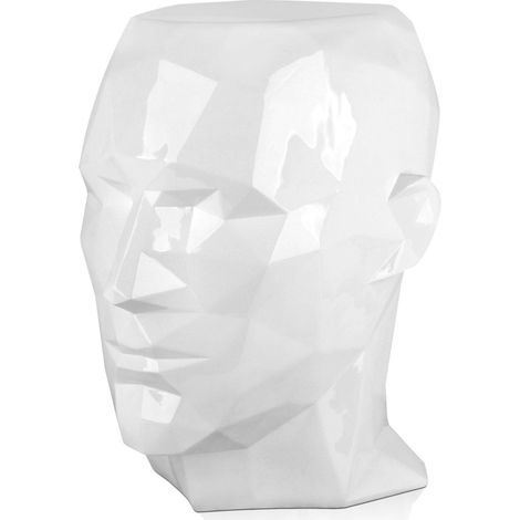 ORION91 Mesa Auxiliar LUZIO Grande Color Blanco 50 x 50 x 42 cm - SpazioLuzio