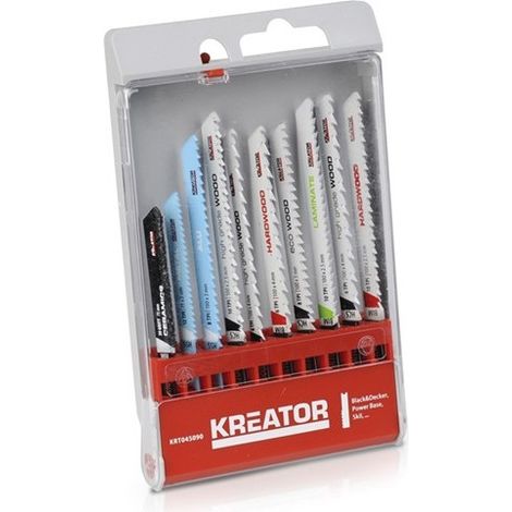 ASSORTIMENTO LAME LAMA SEGHETTO ALTERNATIVO 10pz TAGLIO LEGNO (1/2)