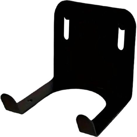 Soporte de pared para herramientas，Soporte para herramientas tipo colgador，Organización de garaje，7x6x7 cm，Negro (1/5)