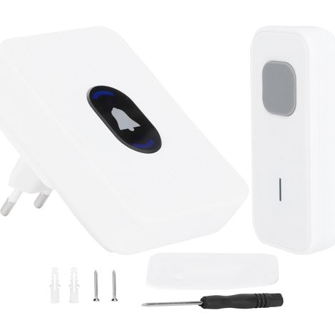 Système de Sécurité Domotique Sans Fil avec 55 Mélodies, IP55, pour Villa et Maison, Alimentation AC 110-260V UE (1/5)
