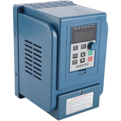 Variateur de fréquence triphasé 380VAC 4kW 12A – Contrôleur de vitesse haute précision – Faible interférence électromagnétique – Pour moteur de broche (1/5)