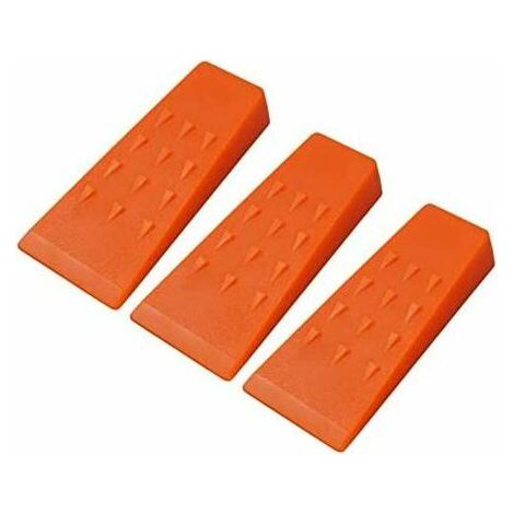 Coins d'abattage forestier 140 mm, en plastique ABS, lot de 3 (1/3)