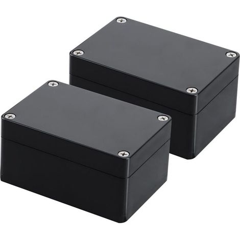 2 Stück IP67 wasserdichte Anschlussdosen, wasserdichte Anschlussdose für elektrische Projekte im Außenbereich, DIY-Anschlussdose für Verkabelung, 100 68 50 mm (1/3)