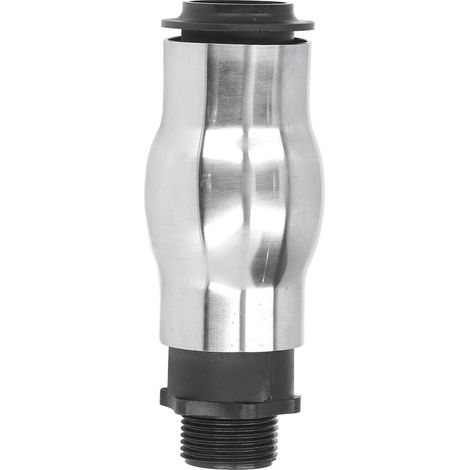 Ede Buse de fontaine à mousse en acier inoxydable 304, Tête d'arrosage à filetage externe G1, Accessoires pour fontaines à jet d'eau, Convient à tous les types de fontaines de piscine (1/5)