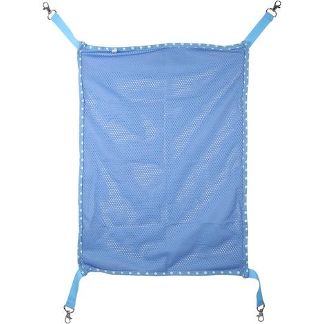Mignon petit animal de compagnie chat cage hamac doux mauvaise chaise suspendue chaton chiot furet animal repos bleu L (1/5)