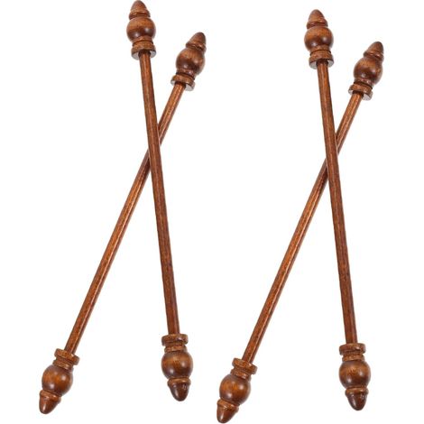 HOMOCONO 2 paires de barres suspension en bois pour affiches et (1/5)