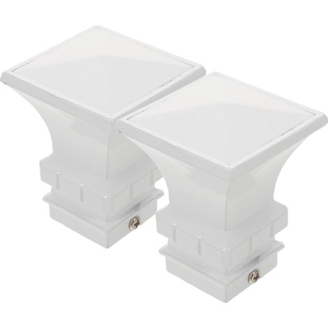 de 2 Embouts Carrs pour Tringle Rideaux Embouts Dcoratifs (1/5)