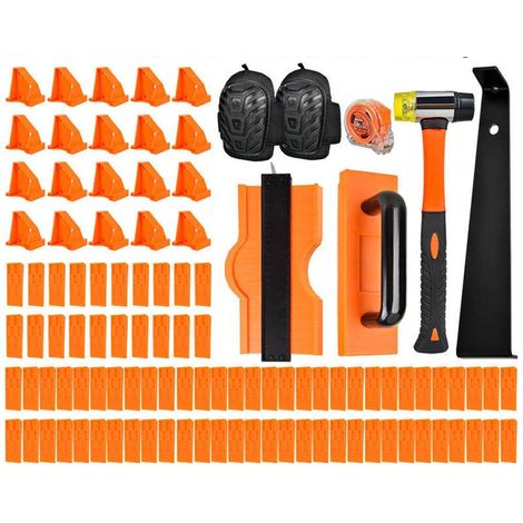 Kit réparation plancher bois et stratifié 107 pièces (1/5)
