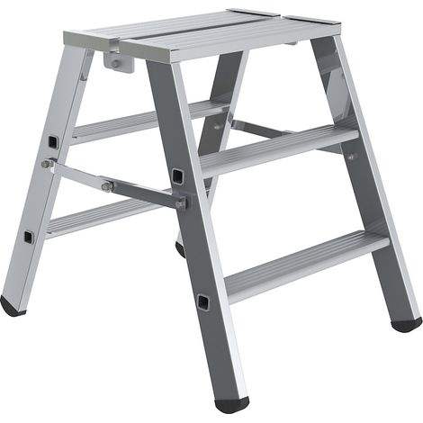 Günzburger Steigtechnik, Escabeau à marches, repliable, 3 (1/4)