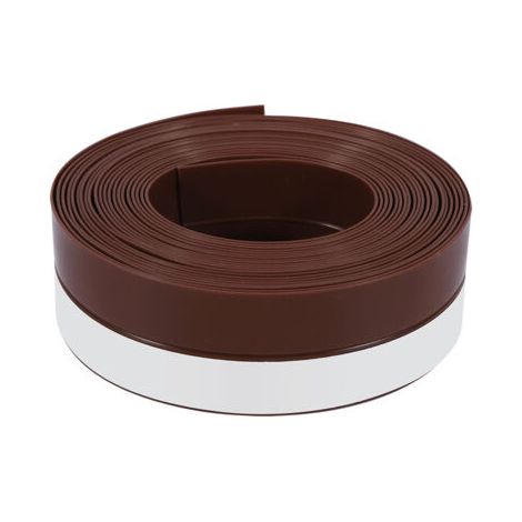 DEESSE SHOP-GLOGLOW 16,4 Pieds X 1,38 Pouce de Joint de Porte Brill, Brouillon Excluder Strip Window Porte de étanchéité Bande Auto-adhésive Rande (BROWN) (1/3)