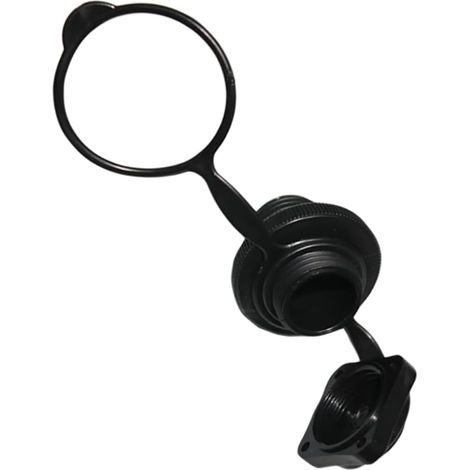 PVC 2 pcs Kappenschrauben en pour Luftbetten et Aufblasbare Boote Noir Léger Robuste Geeignet (1/5)