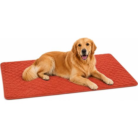 Panier Chien - Coussin Chien et Chat orthopédique Cognac XXL - idéal pour Cages métalliques - Memory Foam - 116x69x2cm (1/5)