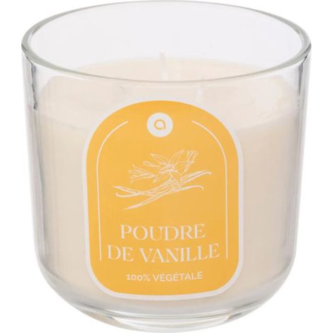 Bougie Parfumée en Verre "Floa" 610g Vanille (1/3)