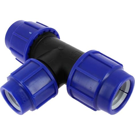 Té compression réduit Ø50-40-50 16 bar