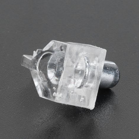 Chevilles de Support d'étagère transparentes, 50 pièces, broches de Support, Clips d'armoire, quincaillerie de meubles (1/5)
