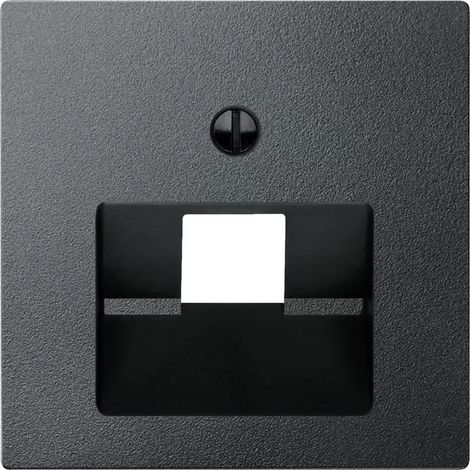 Merten Zentralplatte für UAE-Einsatz, 1fach, anthrazit, System M 298314 (1/2)