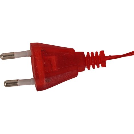 Lot de 10 lanternes rouges 3 mètres, 8 modes d'éclairage, prise européenne 220V, décoration de Nouvel An chinois avec franges, 35x23x19 cm. (1/5)