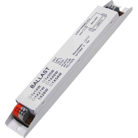 Ballast électronique T8 2x36W – Tension 220-240V – Longueur 21 cm – Largeur 3 cm – Efficacité lumineuse supérieure – Installation facile-DELKEVIC
