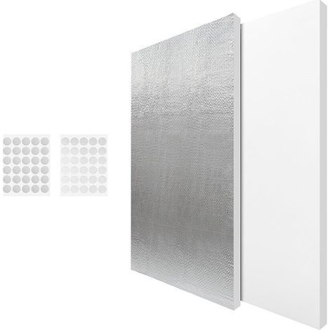 Kit d'isolation pour climatiseur de fenêtre – Isolation thermique en mousse EVA et aluminium – Réduit bruit et courants d'air – Installation facile