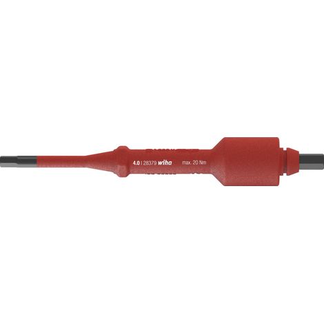 Wiha Wechselklinge electric Sechskant für Drehmoment-Schraubendreher mit Quergriff electric 4,0 mm (38919) (1/2)