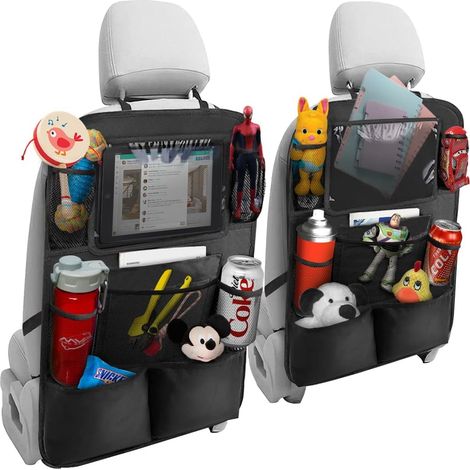 Lot de 2 organiseurs siège arrière voiture avec support tablette (1/5)