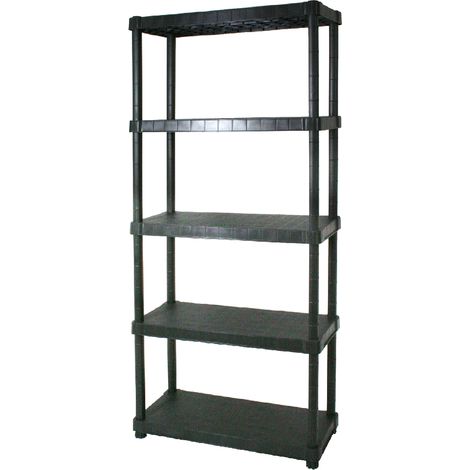 Idroweb – Étagère modulaire 5 niveaux en résine antichoc – Dimensions 90x40x188 cm – Résistante aux intempéries – Rangement extérieur durable (1/4)
