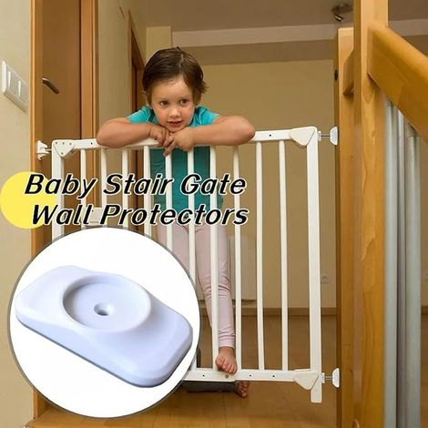Safety Barrier Wall Protector, Wall Protectors for Stairs, Gate Doors, No Need to Drill, Pressure Protects the Wall (1/3)